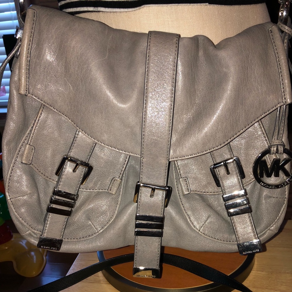 Grey MK purse